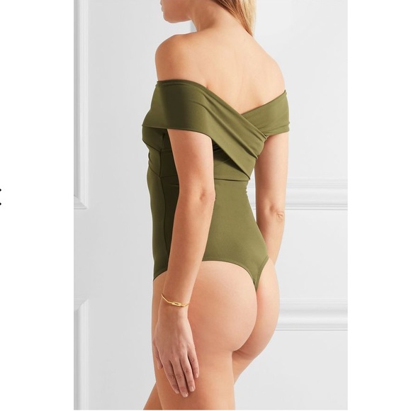 ALIX NYC Wooster criss cross bodysuit sz.S - Picture 2 of 14